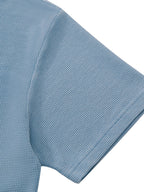 Unisex Waffle Boxy Polo Shirt