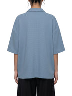 Unisex Waffle Boxy Polo Shirt