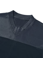 Women’s Cropped Paneled V-Neck Jersey