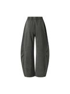 Unisex Mineral Wash Barrel Leg Pants