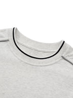 Unisex Oversized Contrast Tape T-Shirt