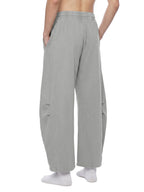 Unisex Mineral Wash Barrel Leg Pants