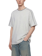Unisex Oversized Contrast Tape T-Shirt