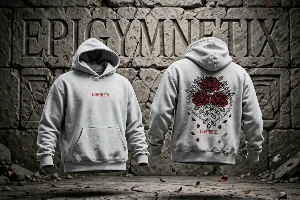 Roses - Essential Heavyweight Boxy Fleece Hoodie
