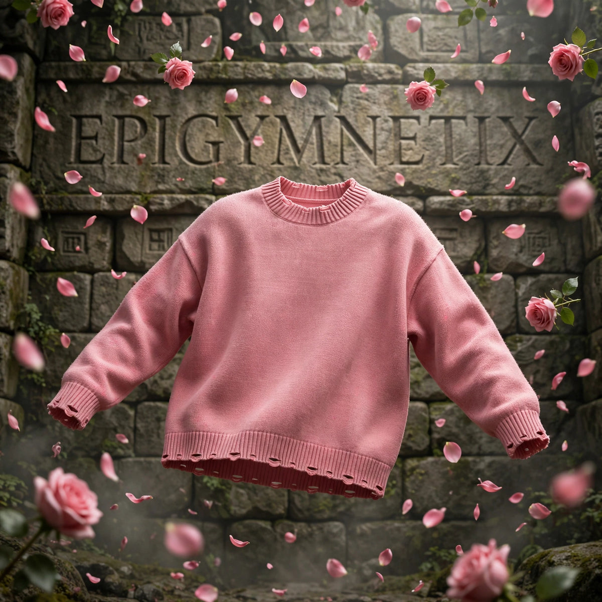 Casual-Sweat - Vintage Washed Hand-Frayed Sweater