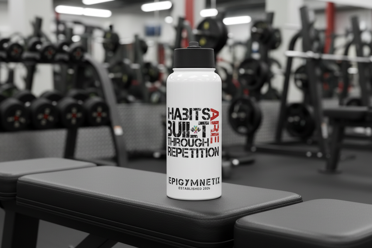Stainless steel water bottle with a straw lid